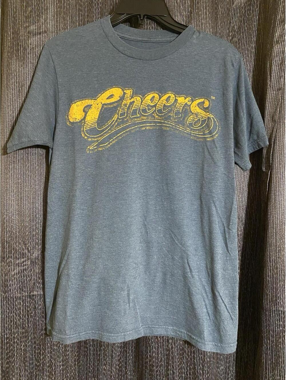 Cheers Women's Size Small Blueish Gray Short Sleeve T-Shirt